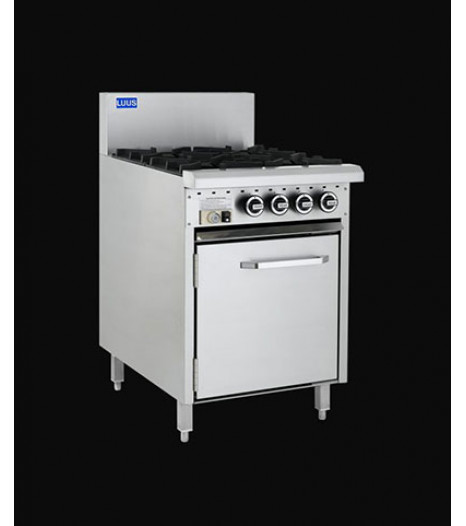 4 Burner Gas Static Oven 600mm Essentials Range