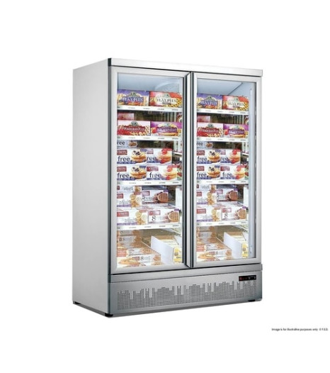Two Glass Door Supermarket Freezer LG1000GBMF