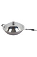 Benchstar 360mm Wok For Induction Wok Iw Wok36 With Lid 1