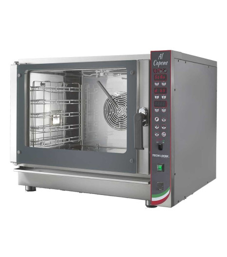 Tdc 5vh Tecnodom By Fhe 5 Tray Combi Oven Front Angled